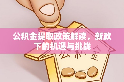 宿松公积金提取政策解读，新政下的机遇与挑战