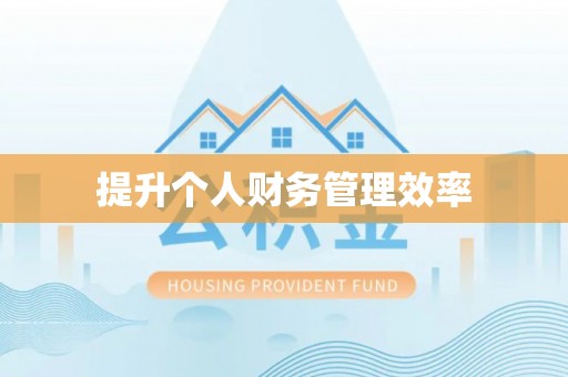 宿松提升个人财务管理效率
