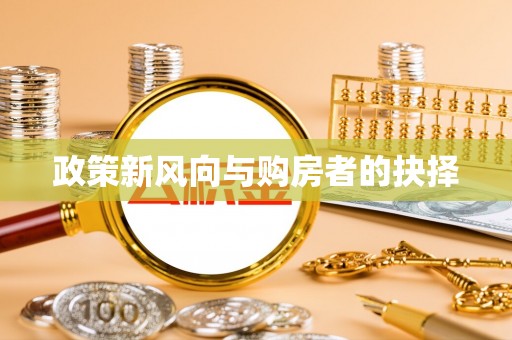 宿松政策新风向与购房者的抉择
