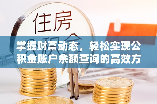 宿松掌握财富动态，轻松实现公积金账户余额查询的高效方法