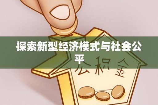 宿松探索新型经济模式与社会公平