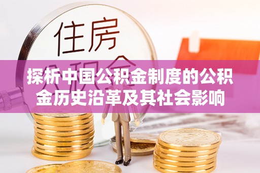 宿松探析中国公积金制度的公积金历史沿革及其社会影响