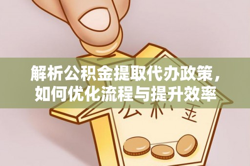 宿松解析公积金提取代办政策，如何优化流程与提升效率