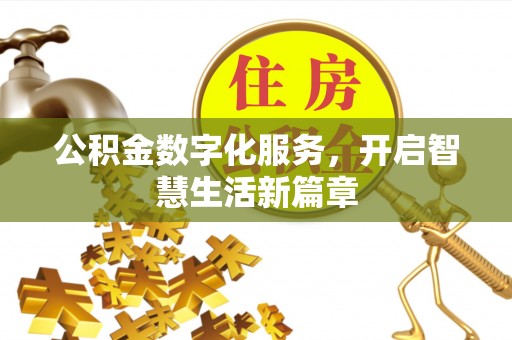 宿松公积金数字化服务，开启智慧生活新篇章
