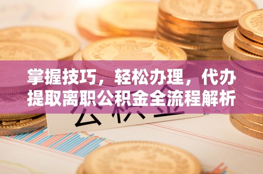 宿松掌握技巧，轻松办理，代办提取离职公积金全流程解析