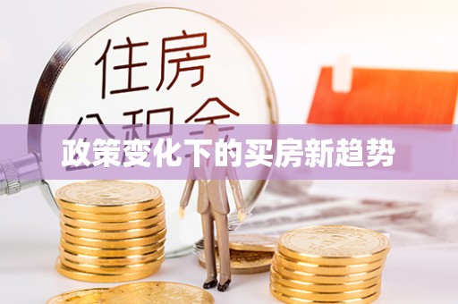 宿松政策变化下的买房新趋势