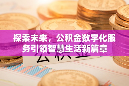 宿松探索未来，公积金数字化服务引领智慧生活新篇章