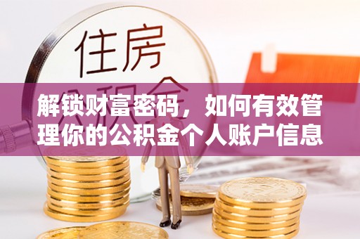 宿松解锁财富密码，如何有效管理你的公积金个人账户信息