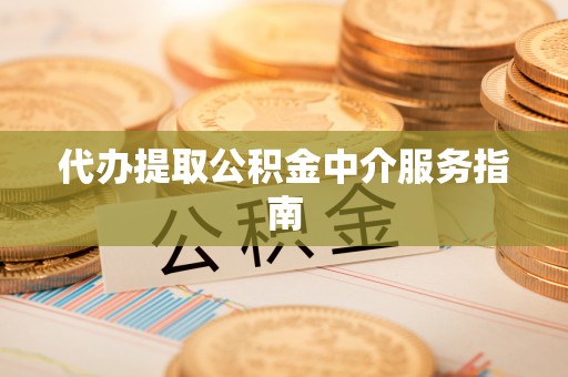 宿松代办提取公积金中介服务指南