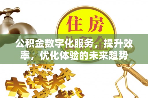 宿松公积金数字化服务，提升效率，优化体验的未来趋势