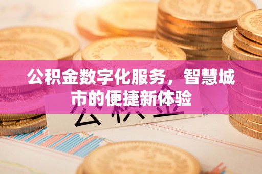 宿松公积金数字化服务，智慧城市的便捷新体验