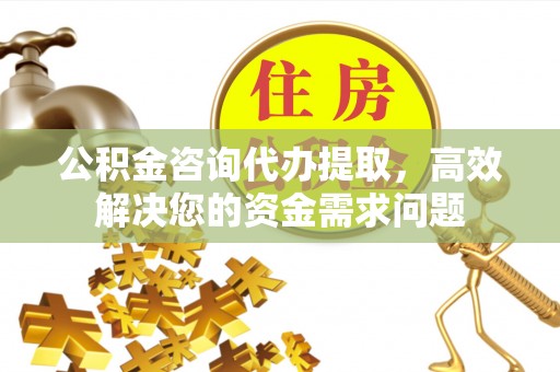 宿松公积金咨询代办提取，高效解决您的资金需求问题