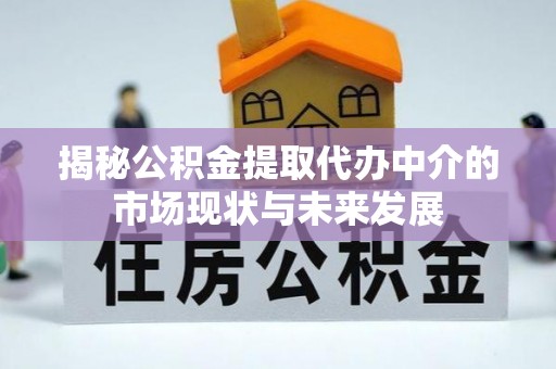 宿松揭秘公积金提取代办中介的市场现状与未来发展