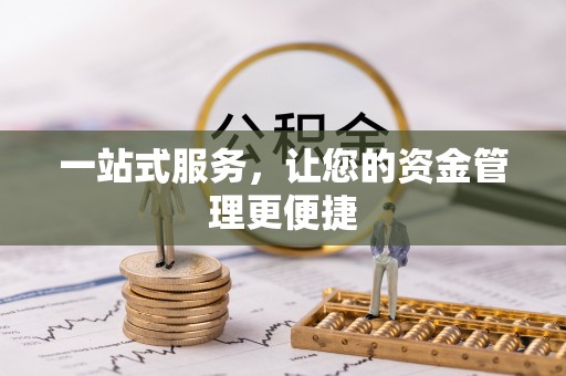 宿松一站式服务，让您的资金管理更便捷